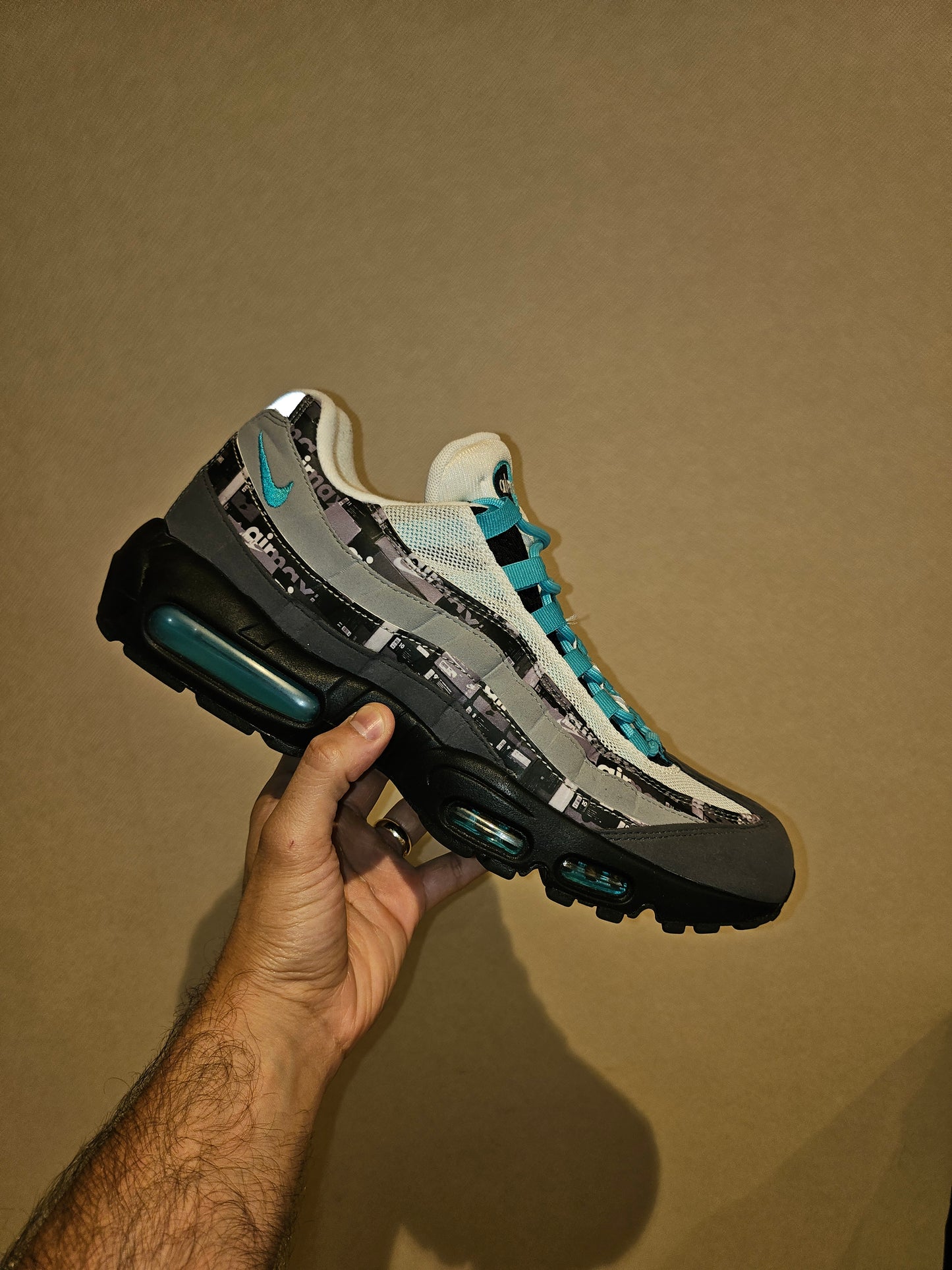 NIKE AIR MAX 95 WE LOVE NIKE X ATMOS CLEAR JADE (Used; No OG box)