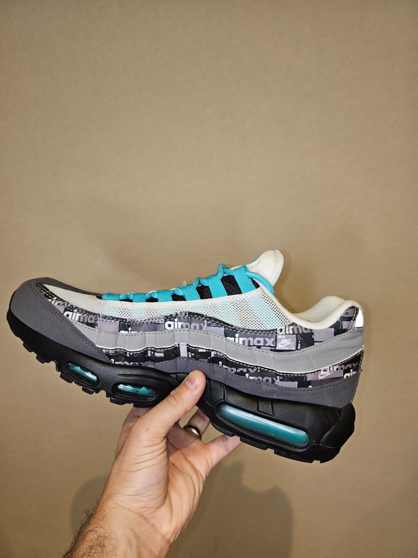 NIKE AIR MAX 95 WE LOVE NIKE X ATMOS CLEAR JADE (Used; No OG box)