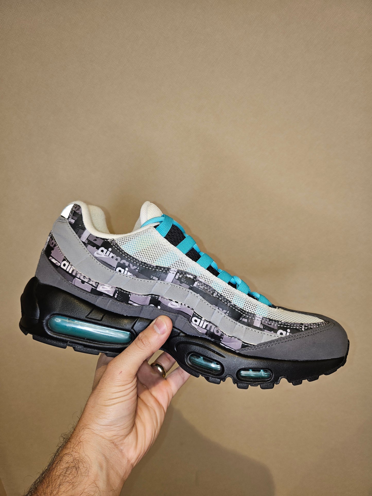 NIKE AIR MAX 95 WE LOVE NIKE X ATMOS CLEAR JADE (Used; No OG box)