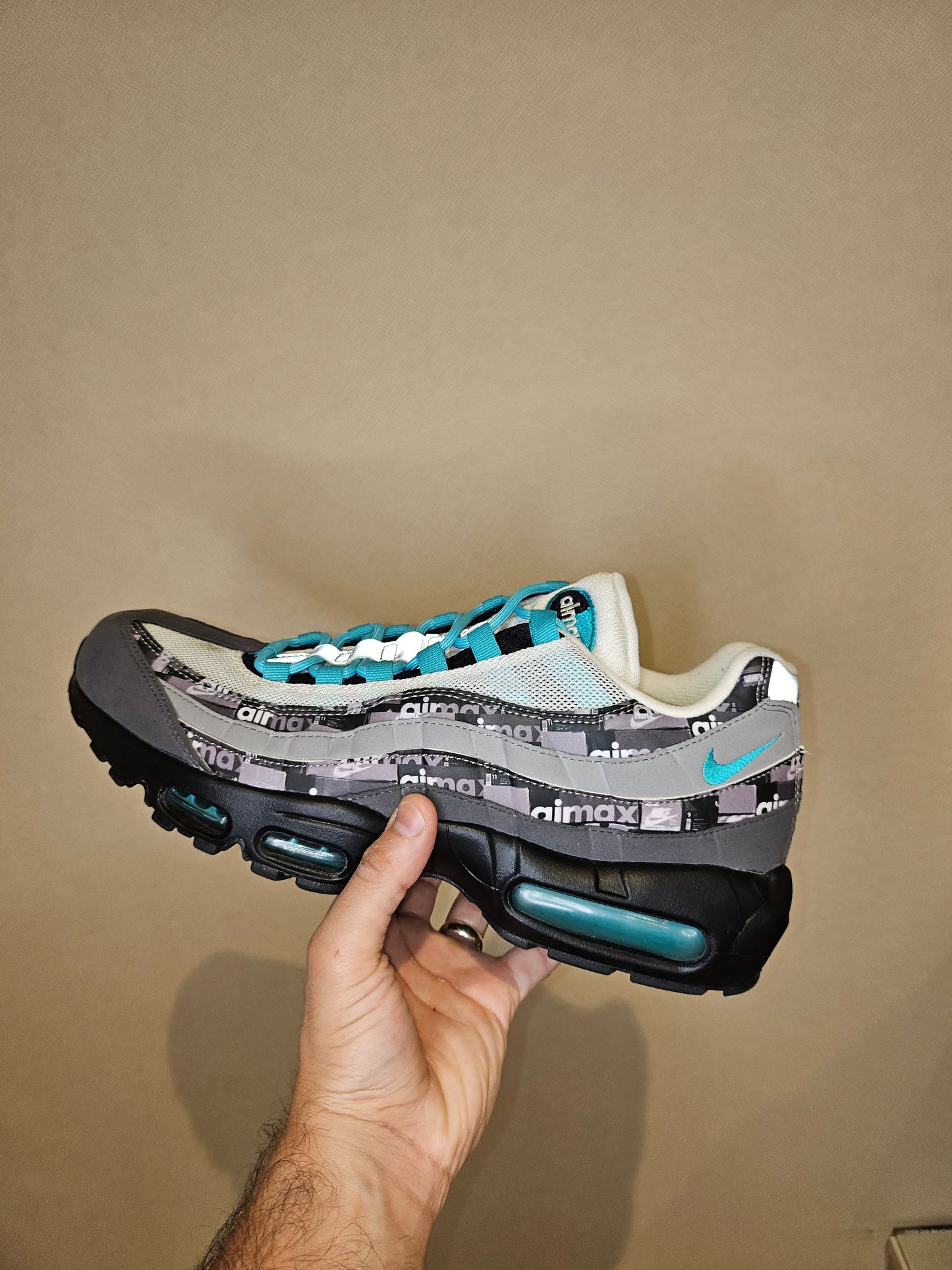 NIKE AIR MAX 95 WE LOVE NIKE X ATMOS CLEAR JADE (Used; No OG box)