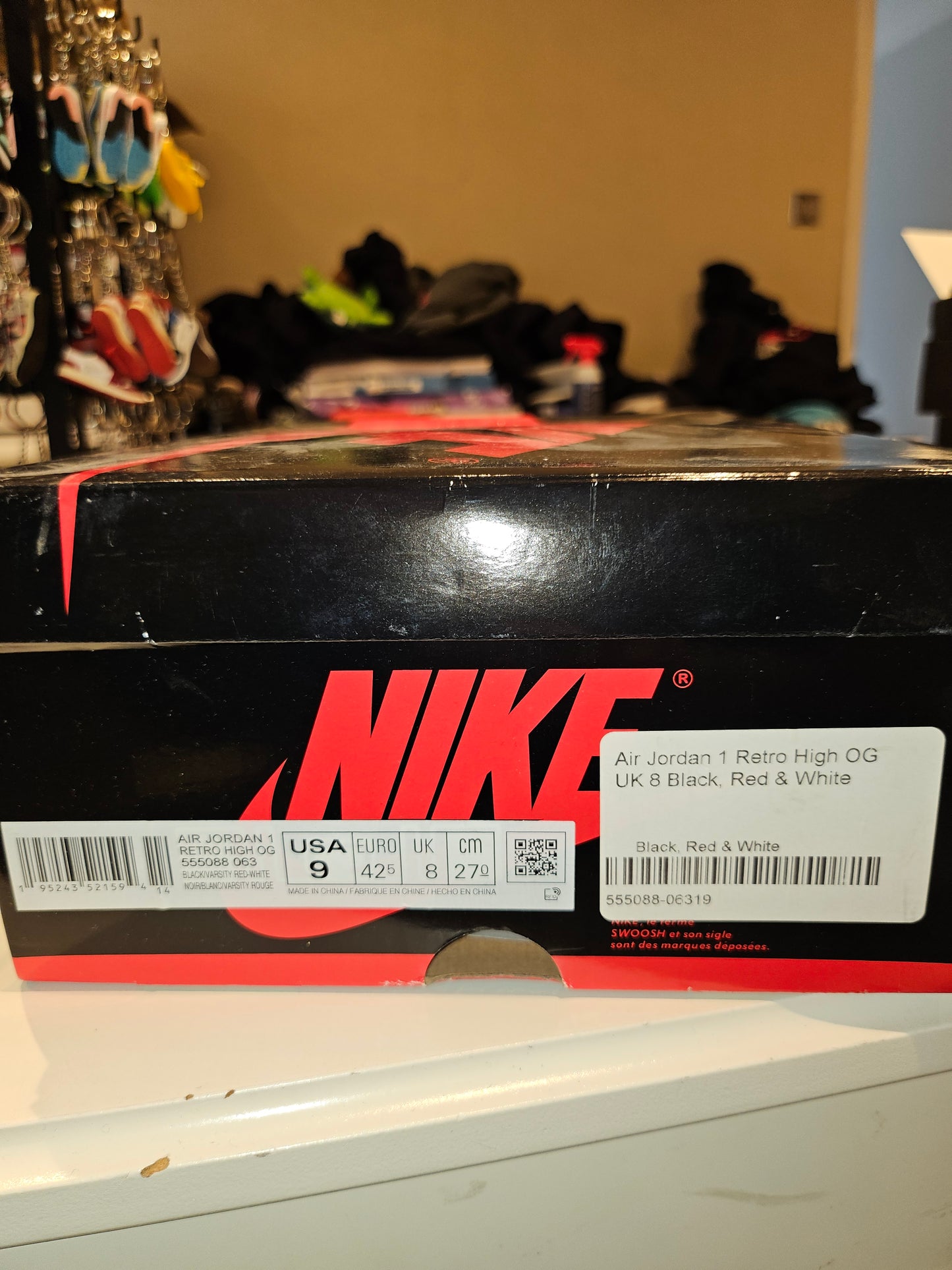 Size 8 - Jordan 1 Retro OG High Patent Bred