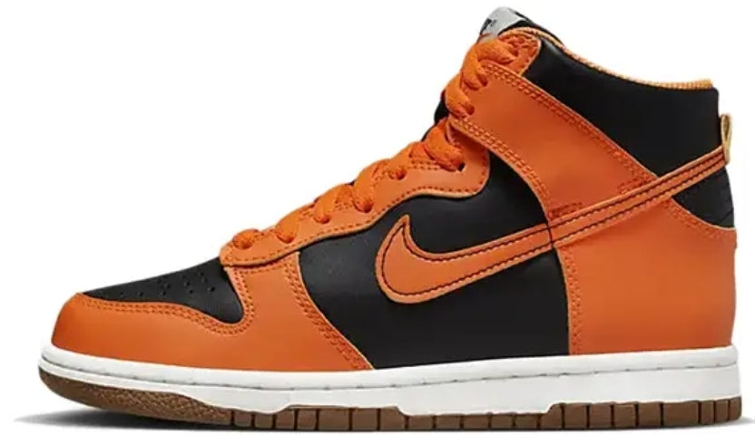 Nike Dunk High GS Halloween Orange Black UK 5