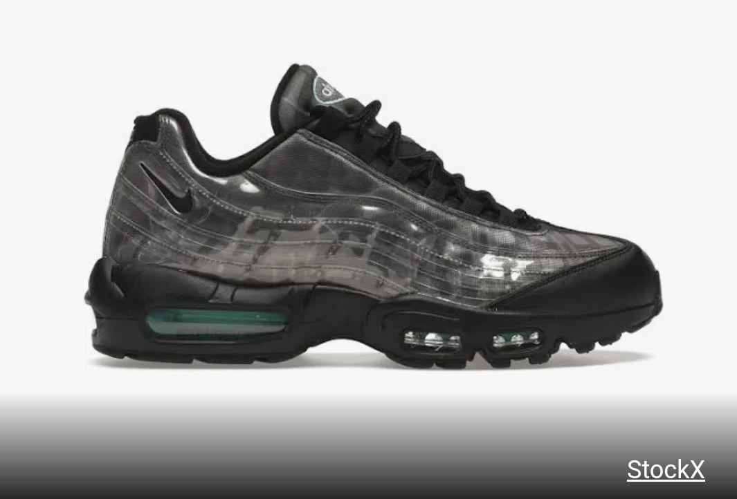 Nike Air Max 95 Footprint Black DNA JAPAN EXCLUSIVE Size UK 8.5 DA7735-001