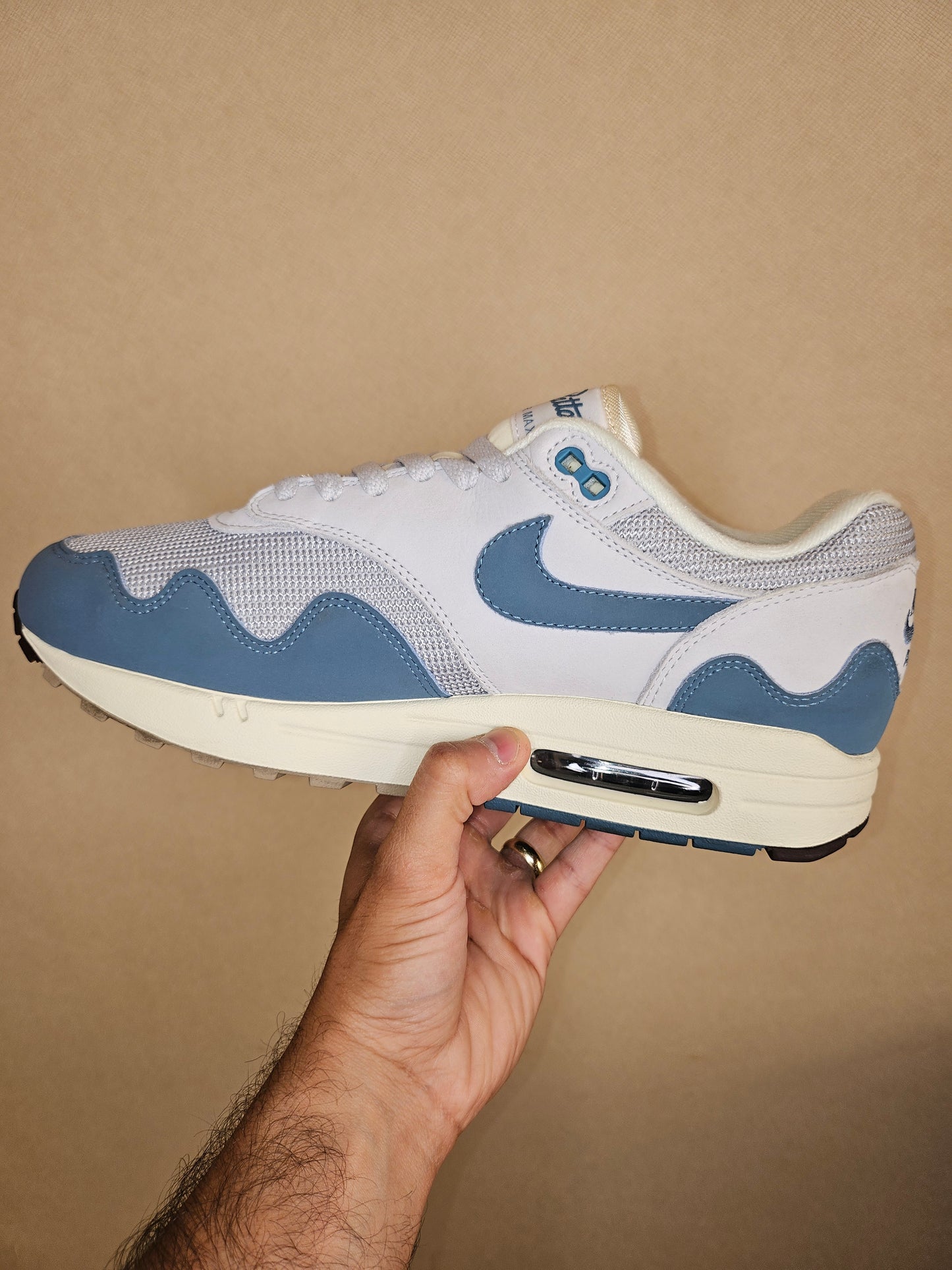 Nike Air Max 1 Patta Aqua Blue (DH1348-004) - UK8.5 - USED (No Bracelet)