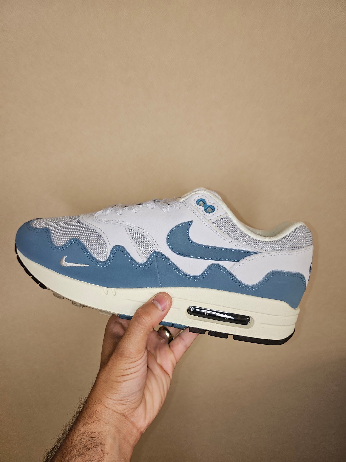 Nike Air Max 1 Patta Aqua Blue (DH1348-004) - UK8.5 - USED (No Bracelet)