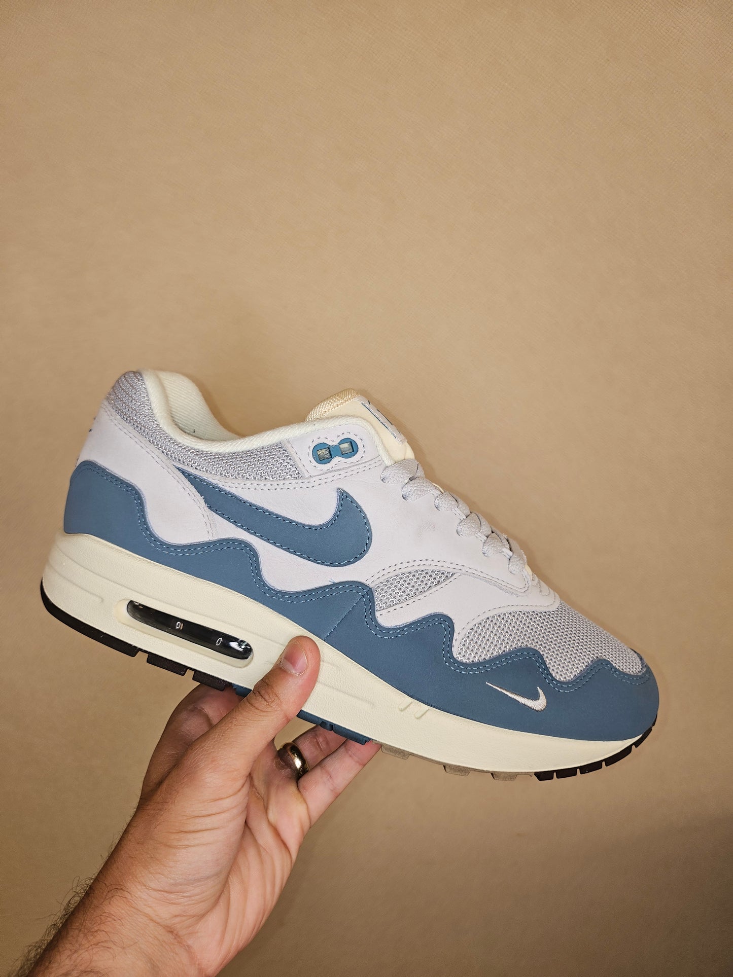 Nike Air Max 1 Patta Aqua Blue (DH1348-004) - UK8.5 - USED (No Bracelet)