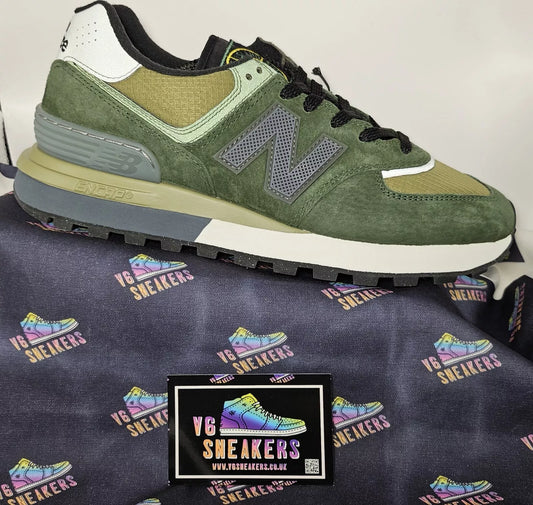 New Balance Stone Island x 574 Legacy Dark Green Size